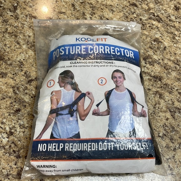 COPY - KOOLFIT Back Posture Corrector.  Black  Prevents Slouching & Hunching. N… - Picture 6 of 7